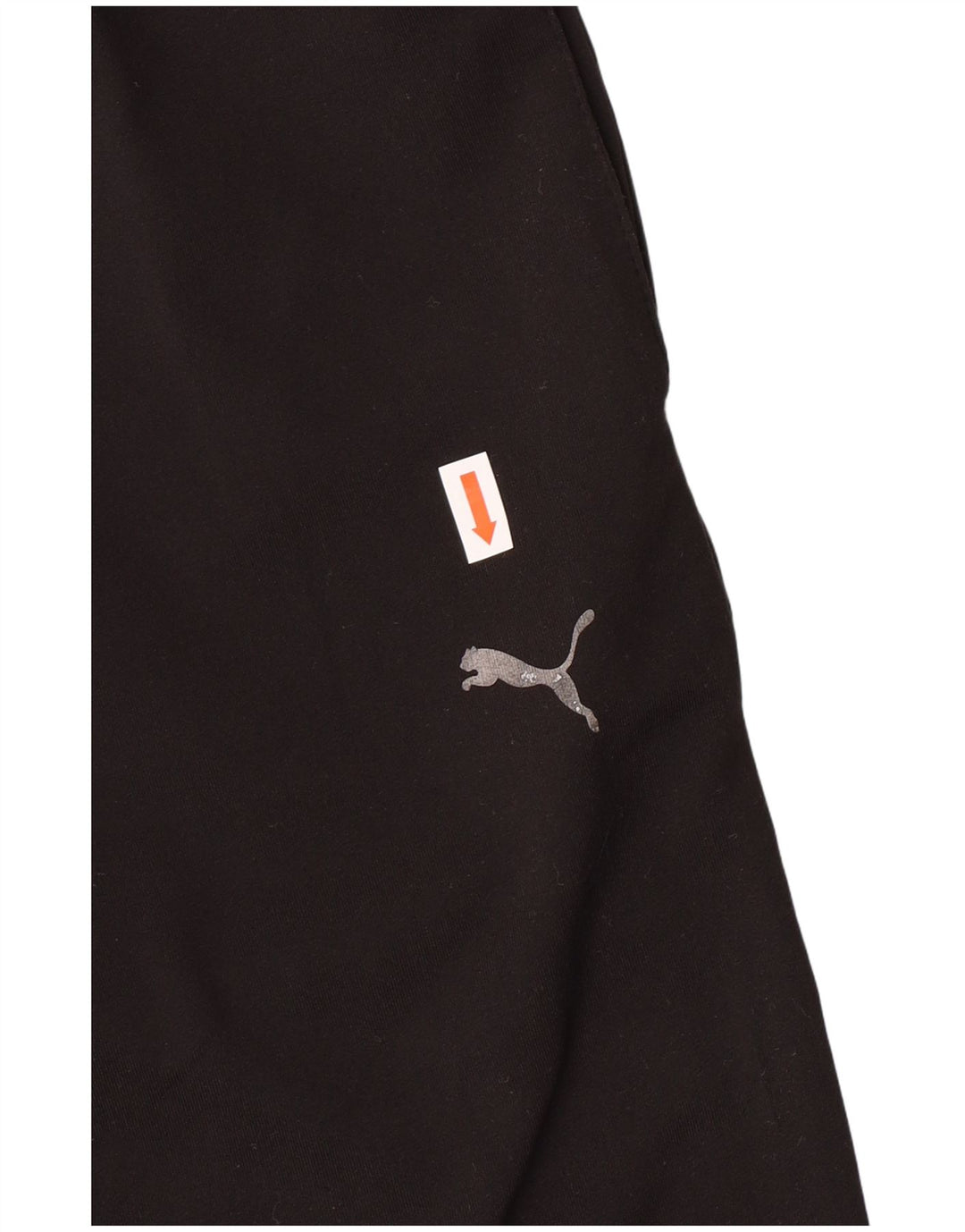 Puma Mujer Chándal Pantalones Joggers UK 12 Mediano Negro Poliéster