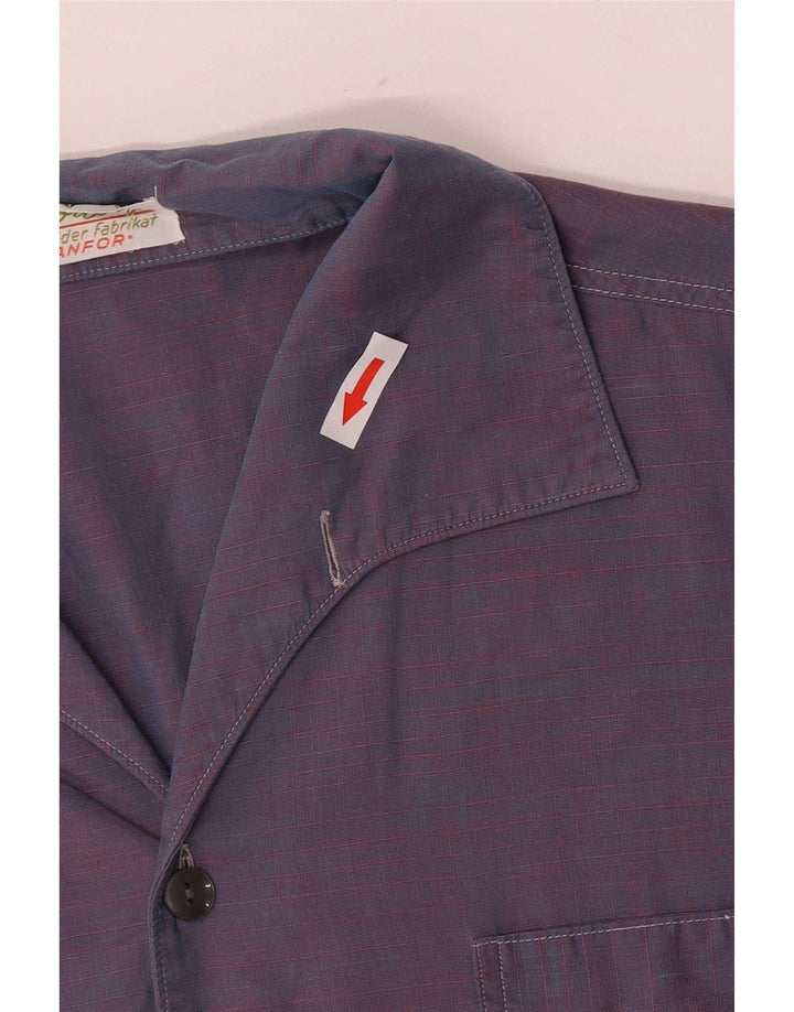 Camisa de manga corta para hombre Elsbach Azul grande