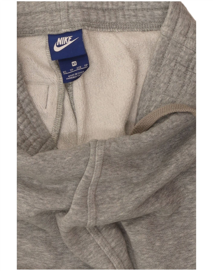 Nike Mujer Chándal Pantalones Joggers UK 6 XS Gris Algodón
