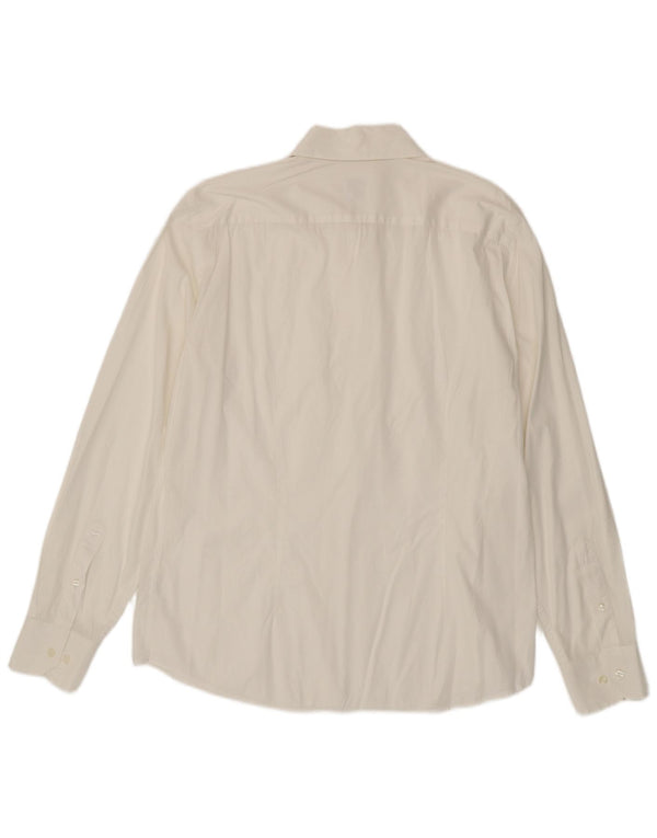 Camisa Gas Hombre XL Algodón Blanco