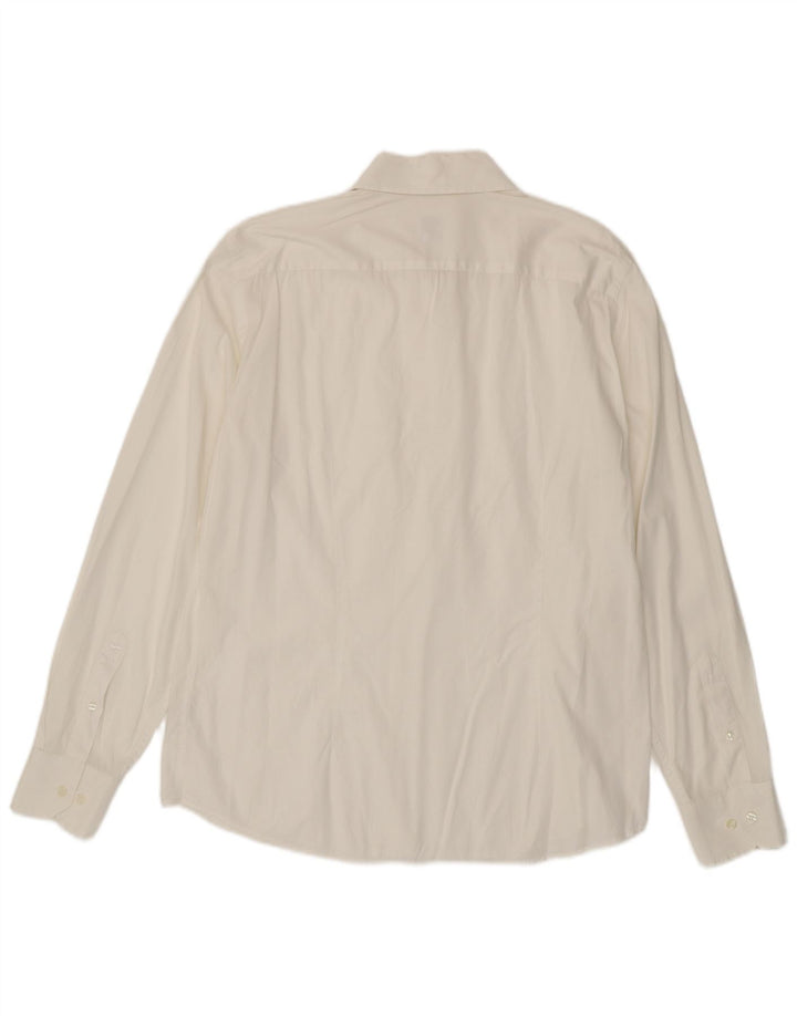 Camisa Gas Hombre XL Algodón Blanco