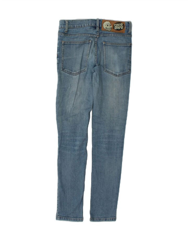 CHEAP MONDAY Womens Skinny Jeans W28 L32 Blue Vintage Cheap Monday and Second-Hand Cheap Monday from Messina Hembry 