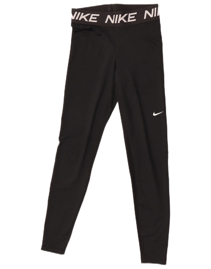 Nike Dri Fit Graphic Leggings para mujer, talla 8, color negro