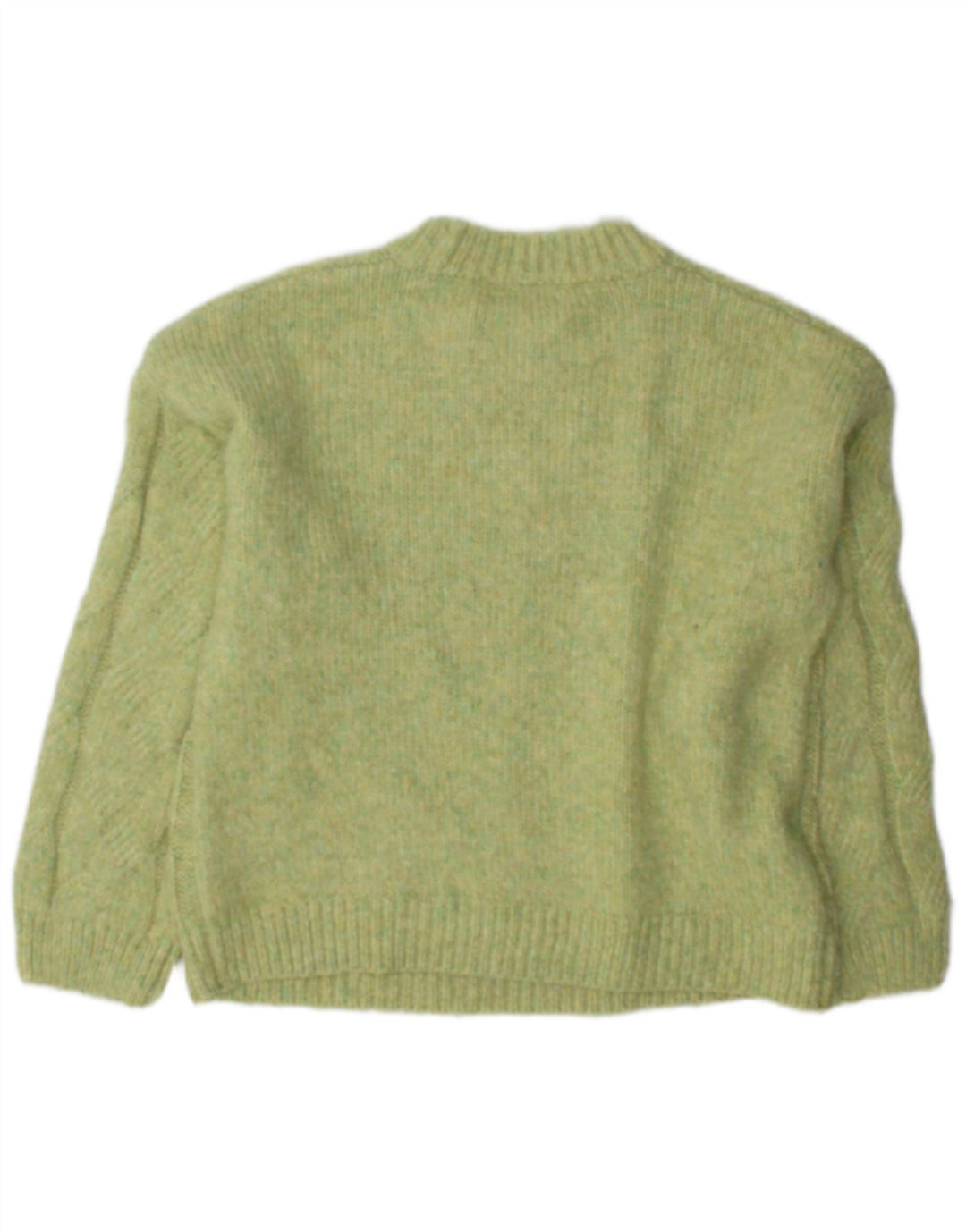 Marks & Spencer - Jersey de cuello redondo para mujer, talla 40, color verde medio