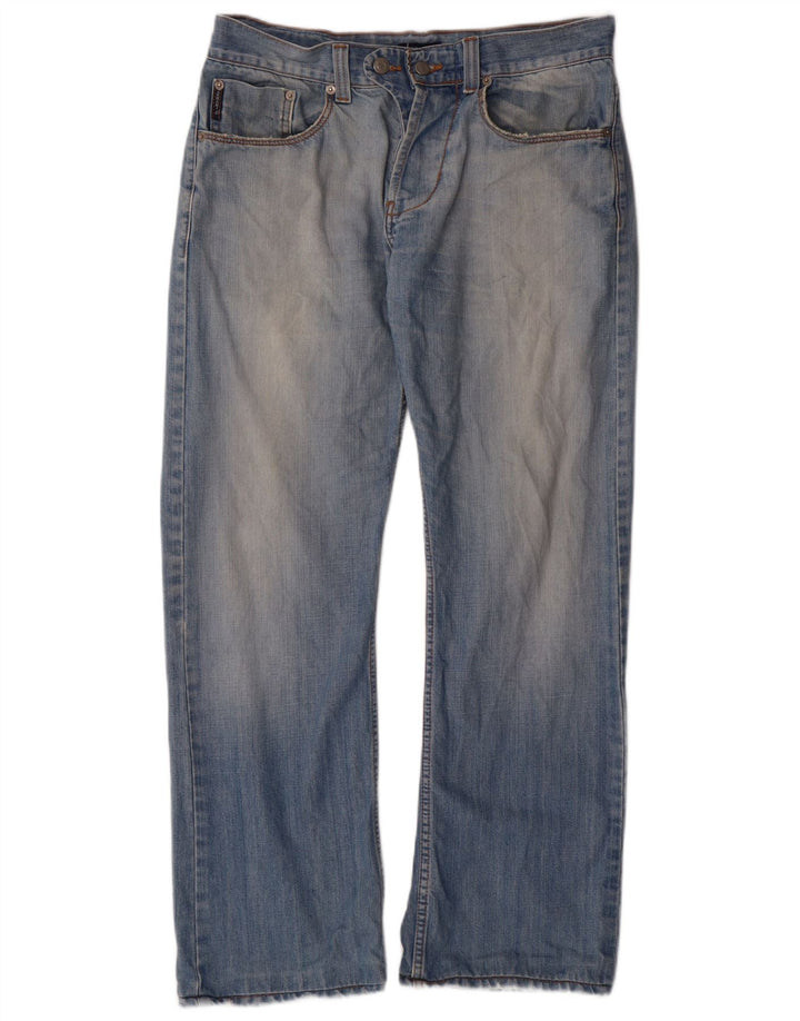 Armani Jeans Rectos Hombre W33 L30 Algodón Azul