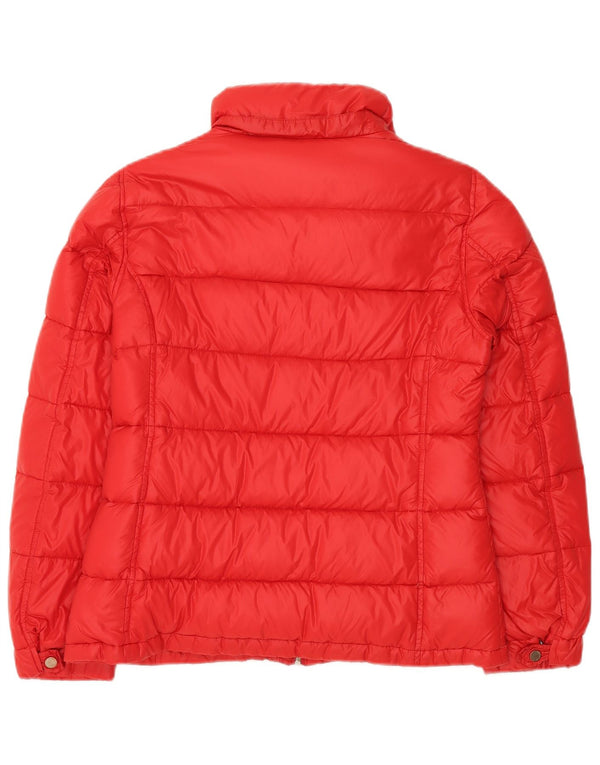 Tommy Hilfiger Chaqueta acolchada para mujer UK 44 Mediana Nylon rojo