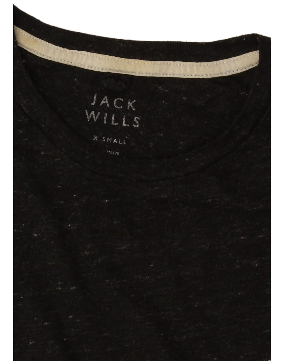Camiseta Jack Wills Hombre Top XS Black Moteado