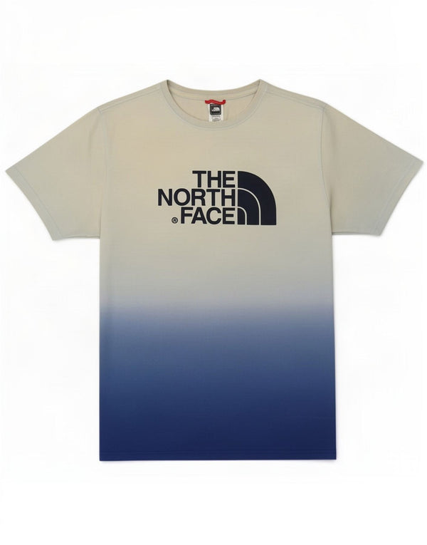 The North Face Camiseta gráfica para hombre Top Small Blue Tie Dye Algodón