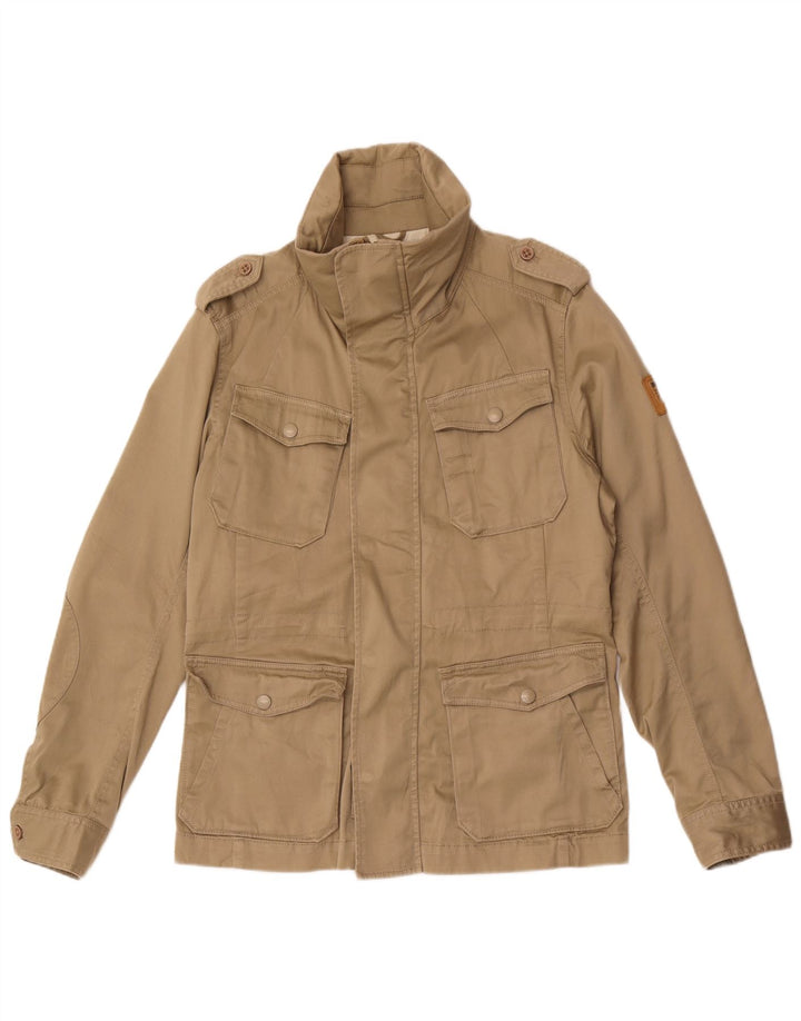 Diesel Chaqueta utilitaria para hombre UK 40 Large Algodón beige