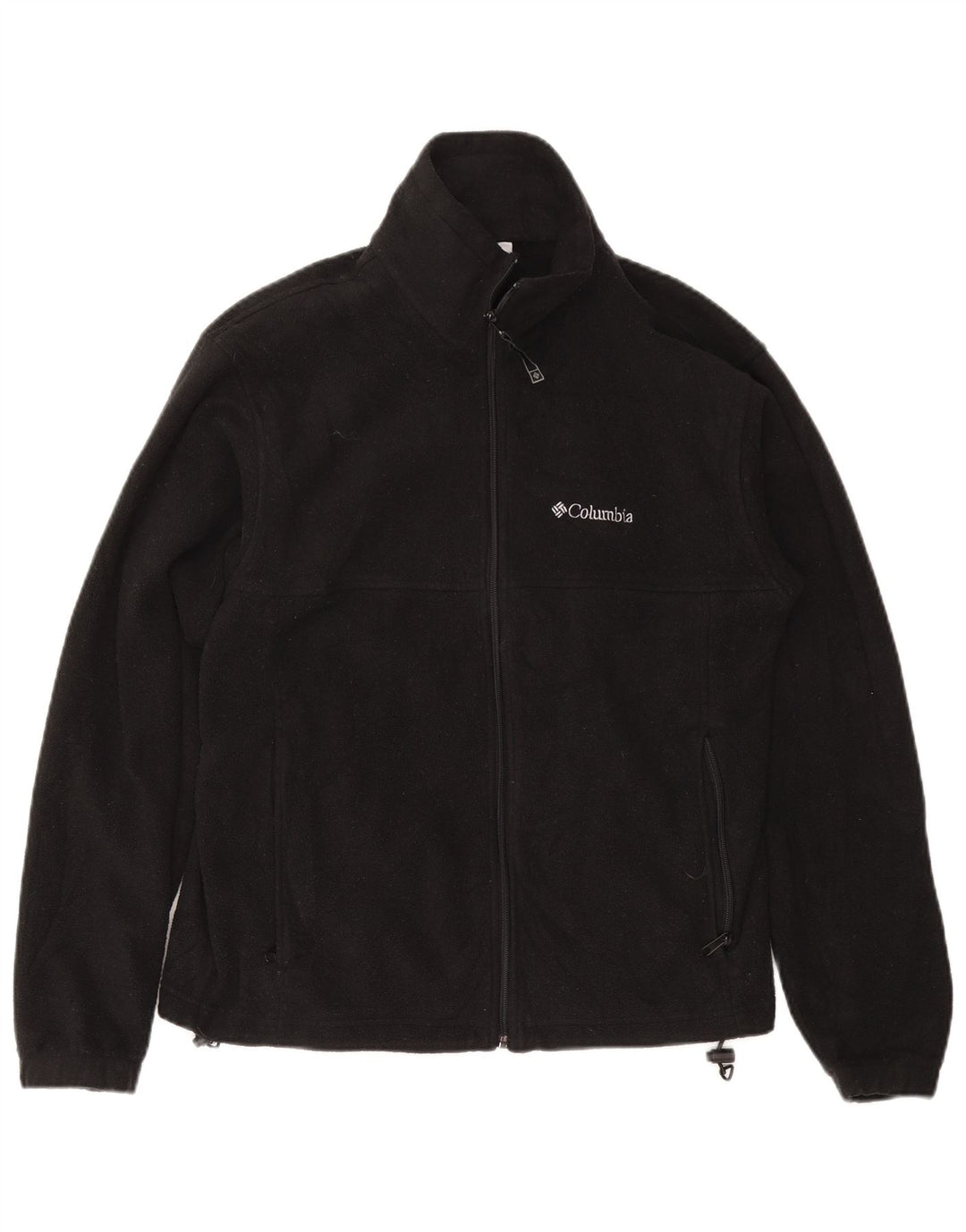 COLUMBIA Chaqueta polar para hombre ES 38 Mediana Negro Poliéster
