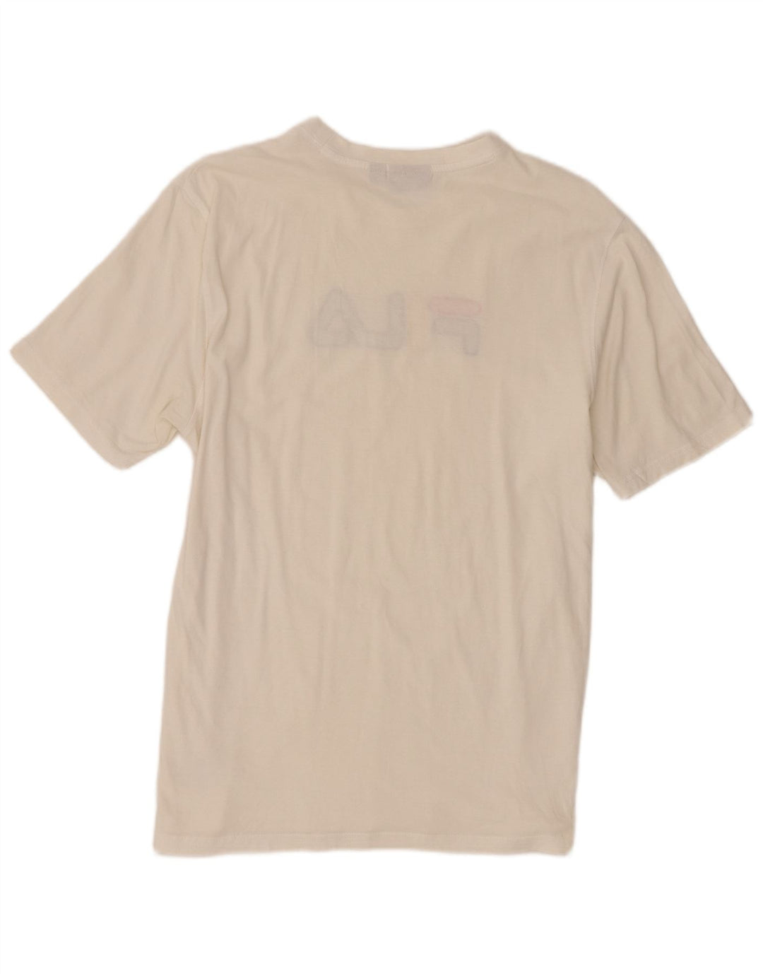 Fila - Camiseta gráfica para hombre, talla grande, algodón blanco
