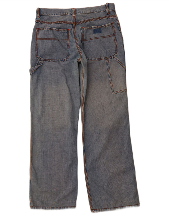 RIFLE Jeans sueltos para hombre W31 L30 Algodón azul