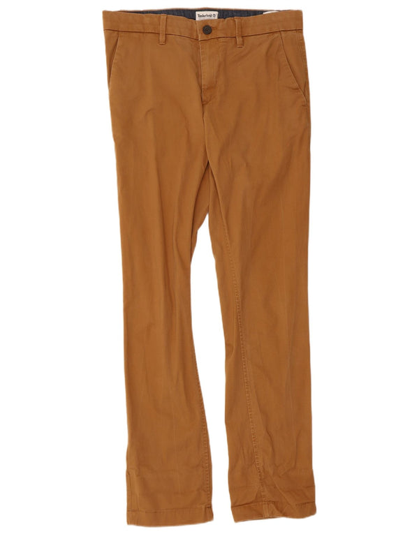 Timberland Pantalón chino ajustado para hombre W30 L32 Algodón beige