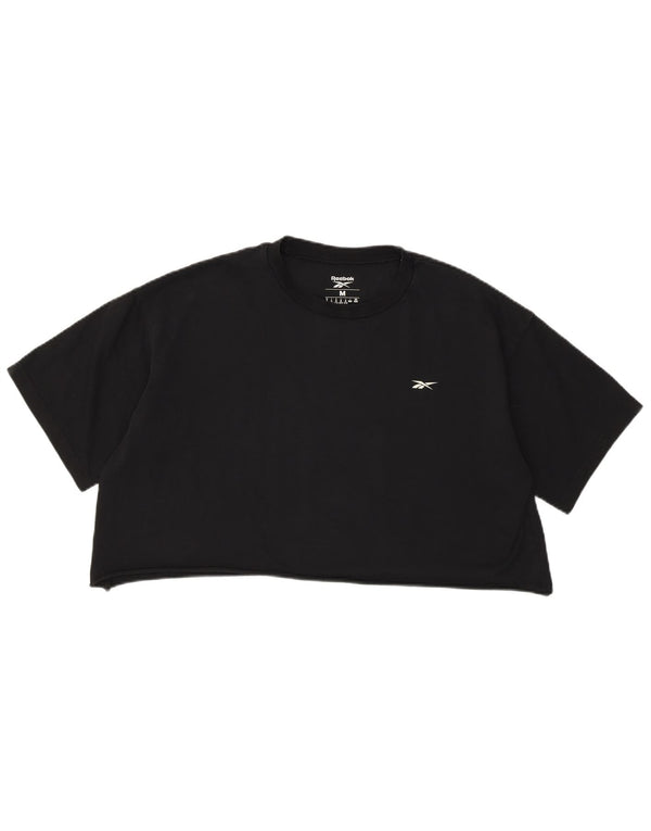 REEBOK Camiseta con gráfico extragrande para mujer UK 40/40 M Negro