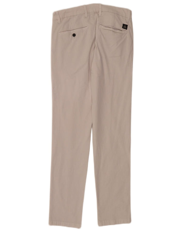Zara Mens Slim Chino Pantalones EU 40 Medium W31 L30 Off White