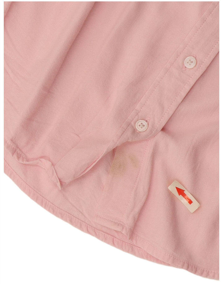 Levi's Camisa de corte clásico para mujer UK 10 Small Viscosa rosa