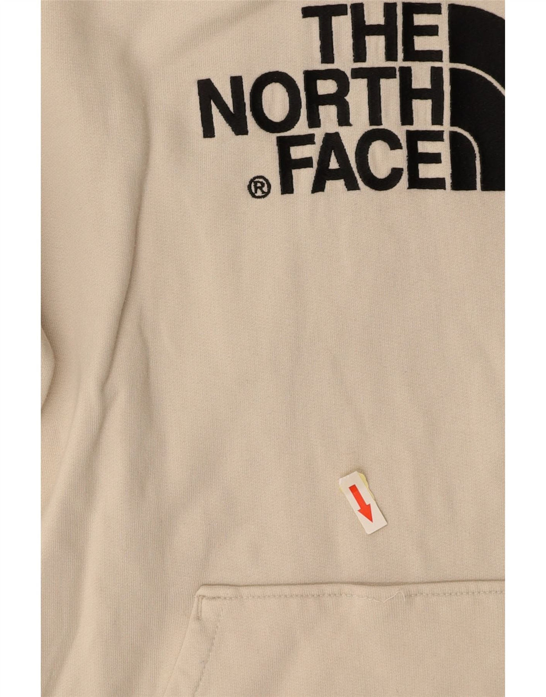 THE NORTH FACE Jersey con capucha gráfica para mujer UK 10 Small Off White Cotton