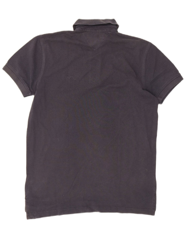 Polo Tommy Hilfiger para hombre pequeño de algodón azul marino
