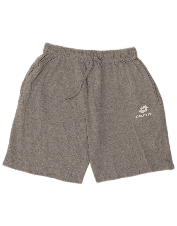 Lotto Shorts Deportivos Hombre XL Gris Algodón