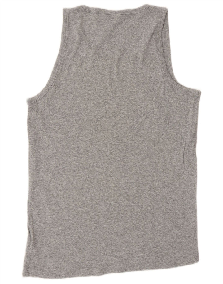 G-STAR Hombre Chaleco Top Grande Gris Algodón