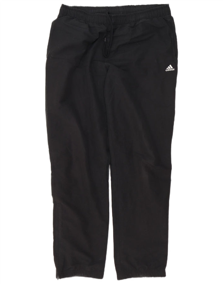 Adidas Hombre Climalite Chándal Pantalones Joggers Grande Negro Poliéster