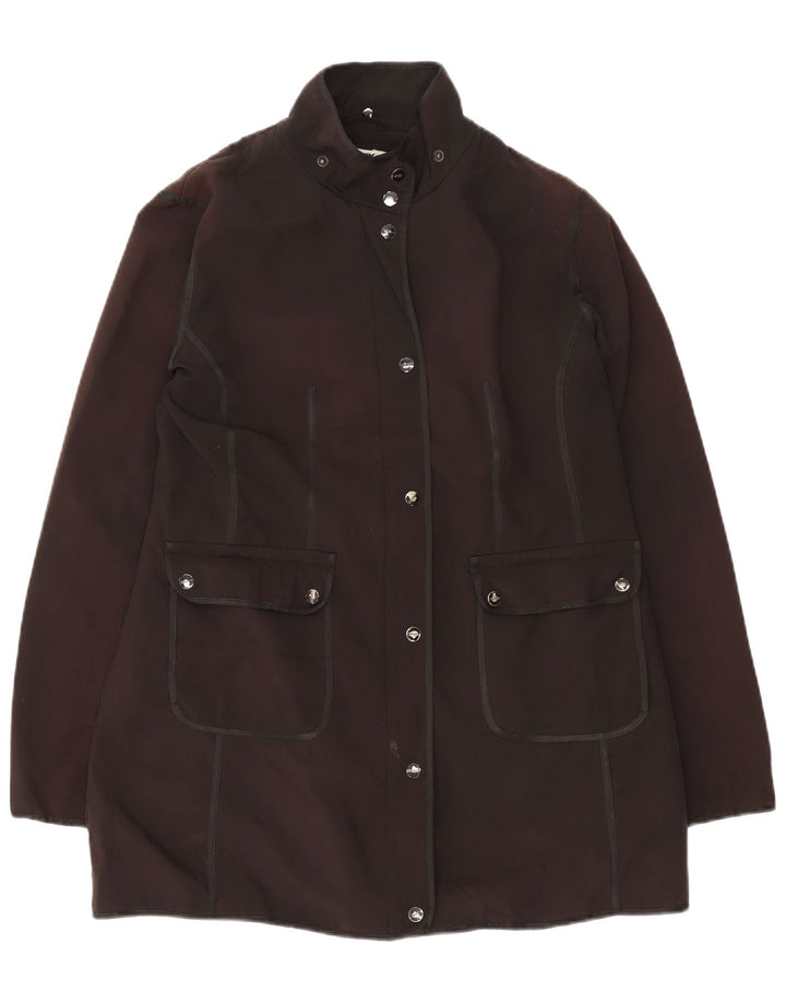 Dkny Chaqueta utilitaria para mujer UK 46 Poliéster gris grande