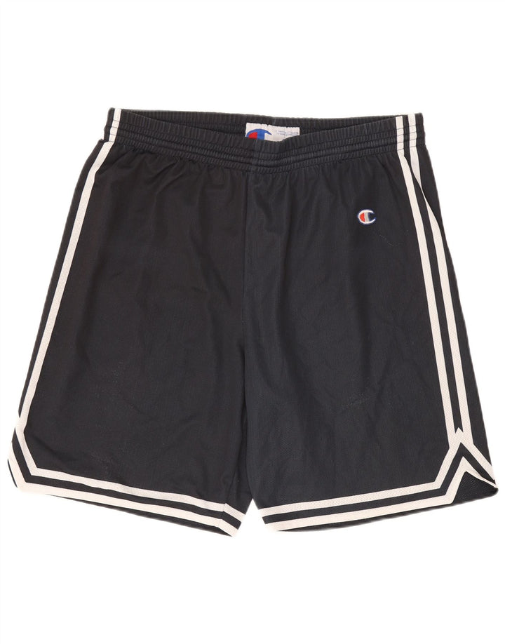 Champion Pantalones cortos deportivos para hombre XL Poliéster azul marino