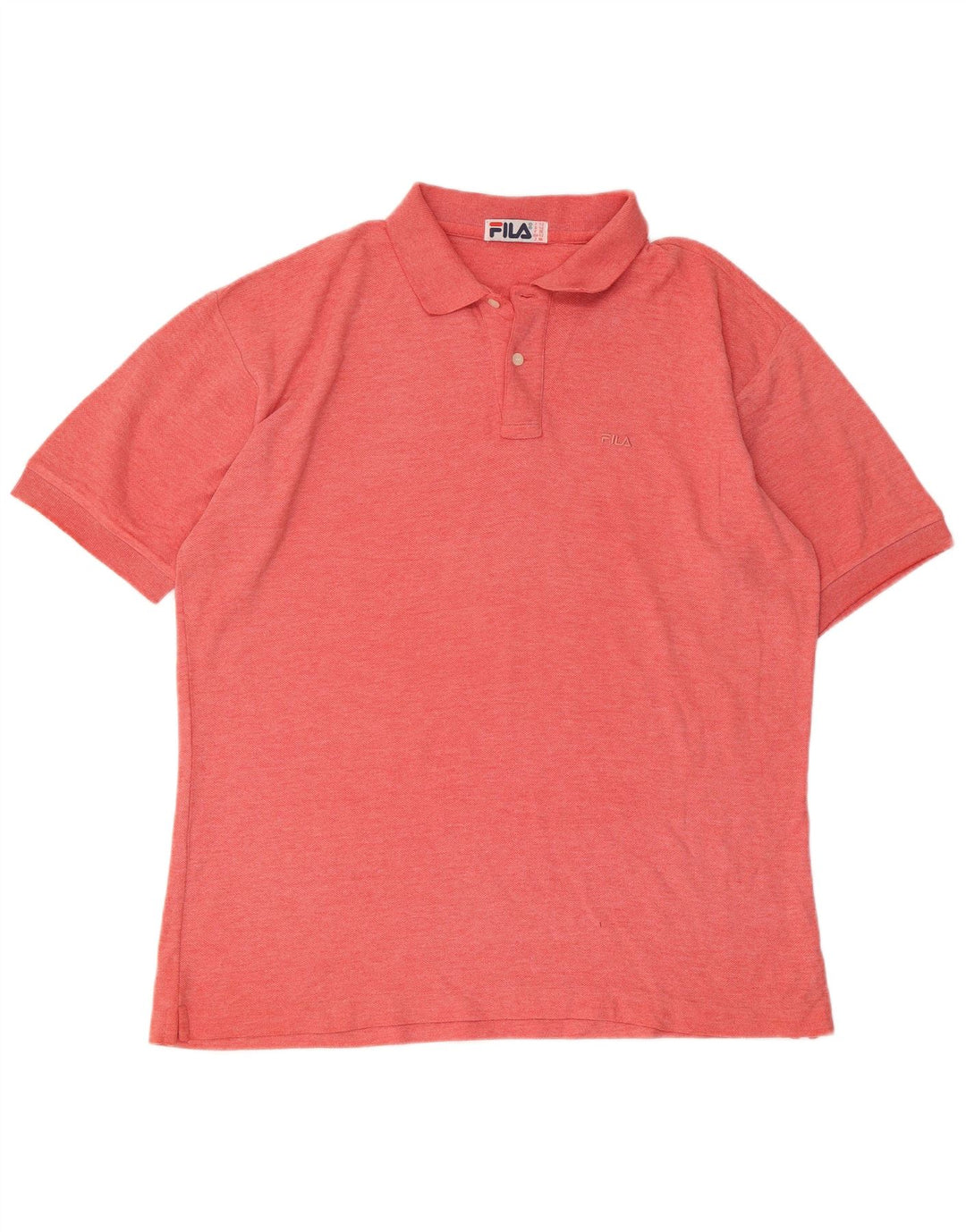 FILA Polo para hombre IT 52 Large Red Moteado