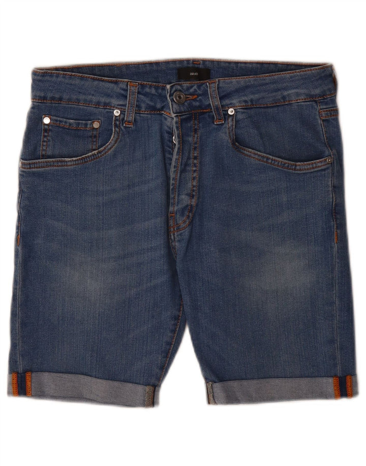 Shorts Vaqueros Mujer Liu Jo W28 Azul Medio