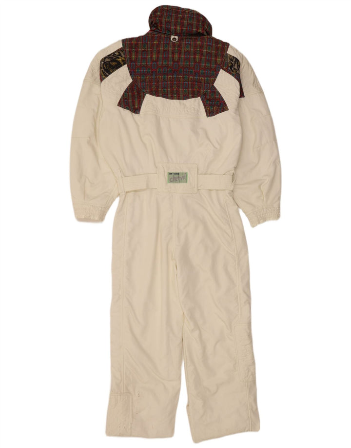 CHERVO Mono de esquí para mujer IT 42 Medium White Check Poliamida