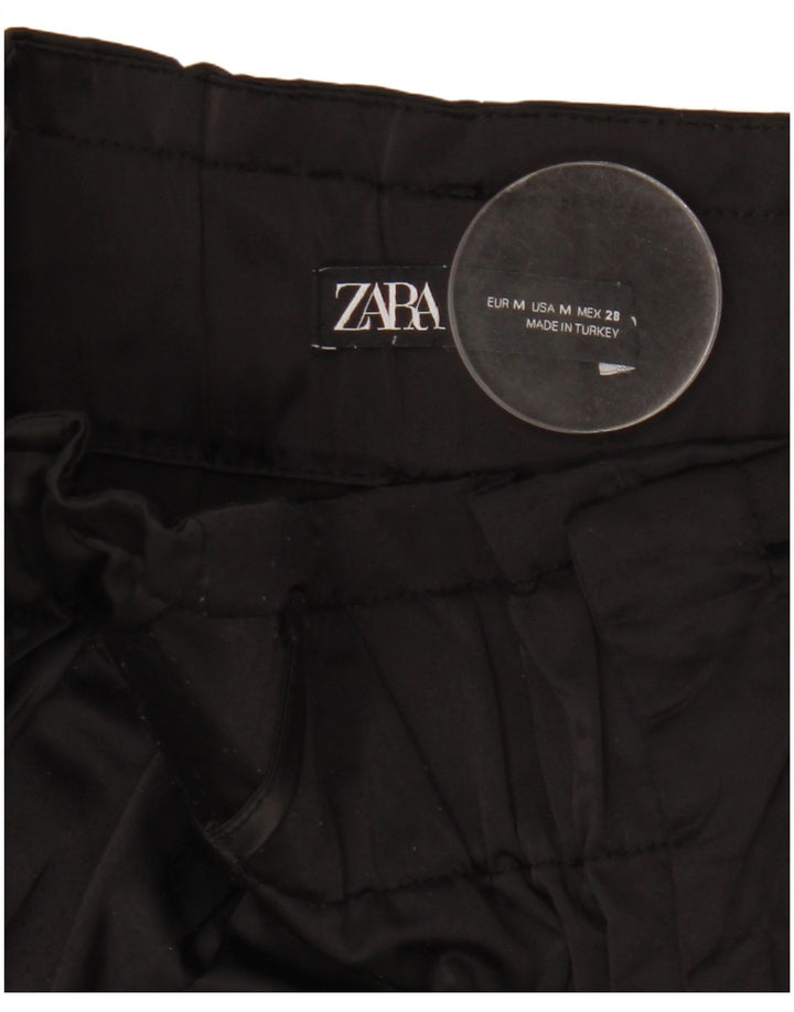 Zara Mujer Joggers Pantalones Cargo Medianos W28 L26 Negro