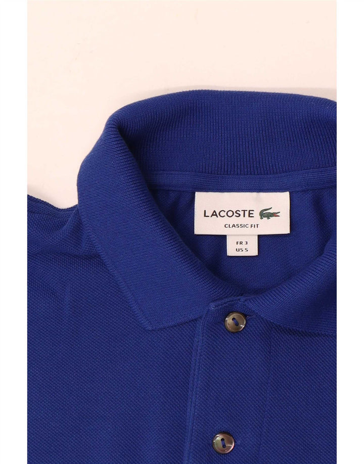 Lacoste Polo de ajuste clásico para hombre talla 3 pequeño azul
