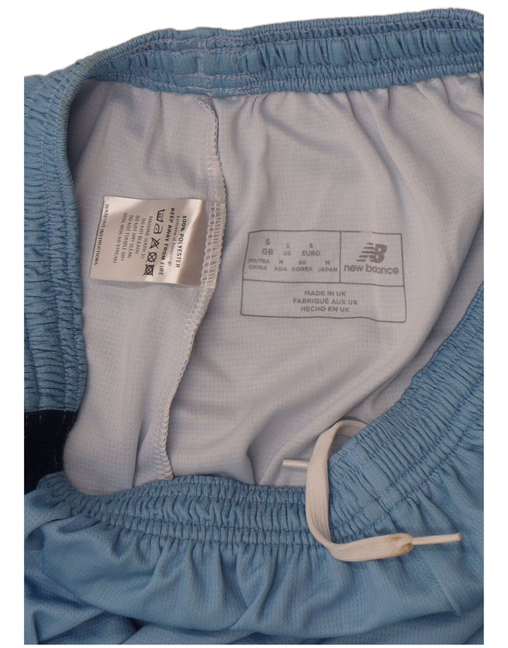 New Balance Shorts deportivos para hombre Small Blue Colourblock Poliéster