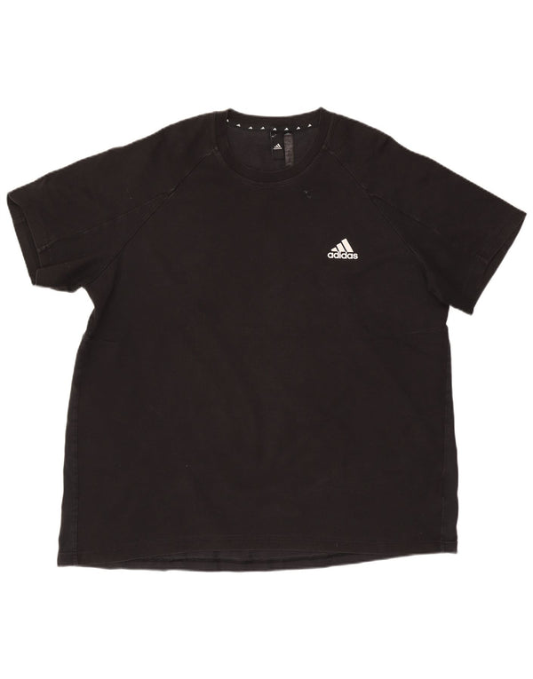 Adidas Camiseta Hombre Top 2XL Algodón Negro