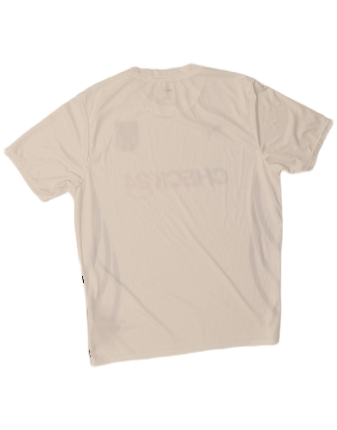 Puma Mens Deutshland Graphic Camiseta Top Grande Poliéster Blanco