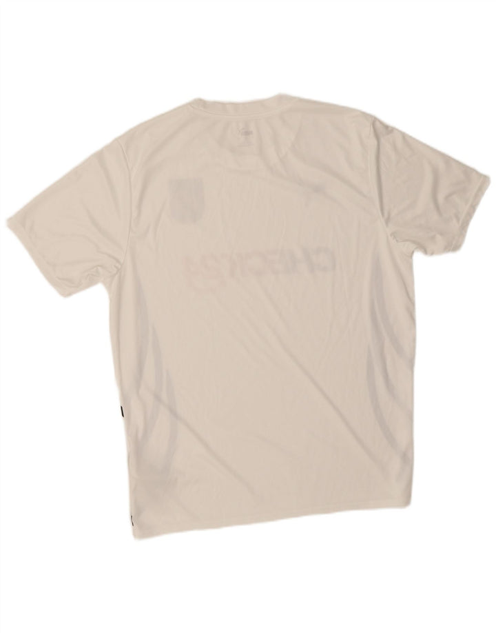 Puma Mens Deutshland Graphic Camiseta Top Grande Poliéster Blanco
