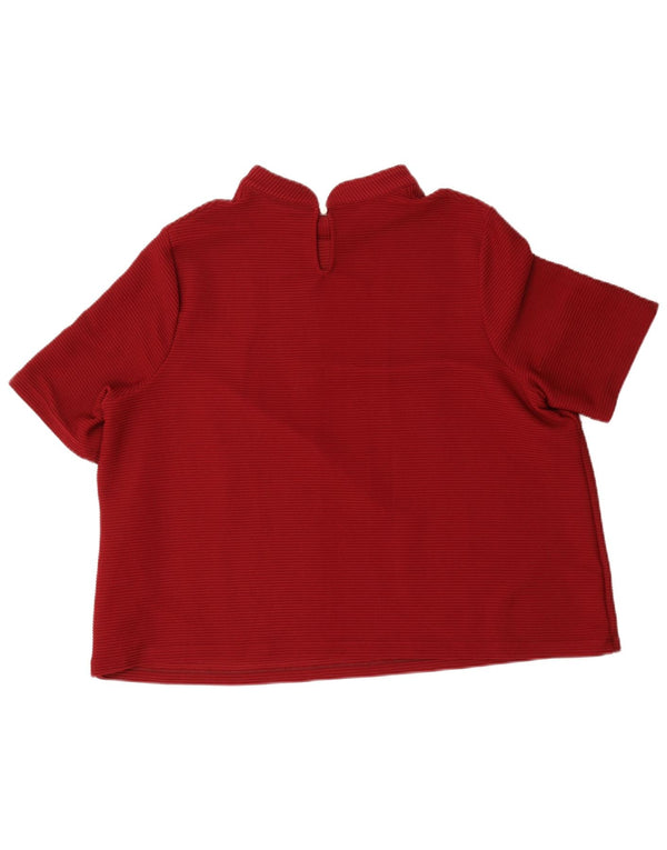 Marks & Spencer Blusa para mujer UK 44 Medium Red