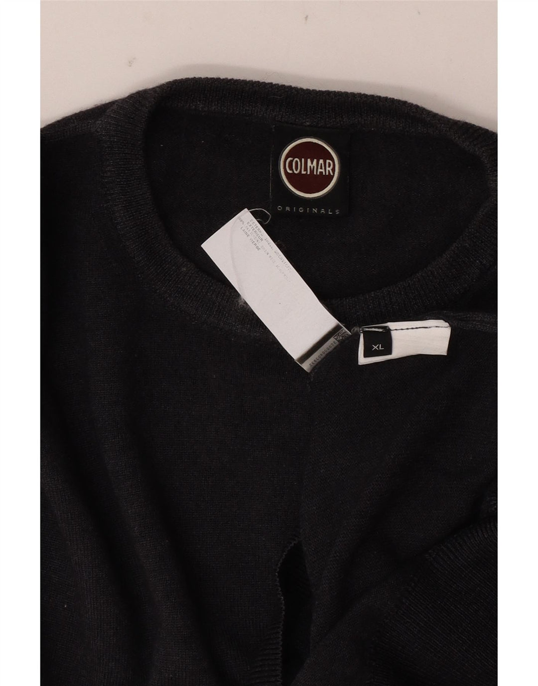 Colmar Jersey De Cuello Redondo Hombre XL Lana Virgen Gris