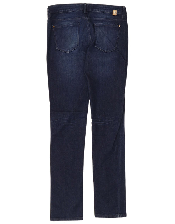 Massimo Dutti Vaqueros Slim Mujer EU 38 Small W28 L32 Azul Marino