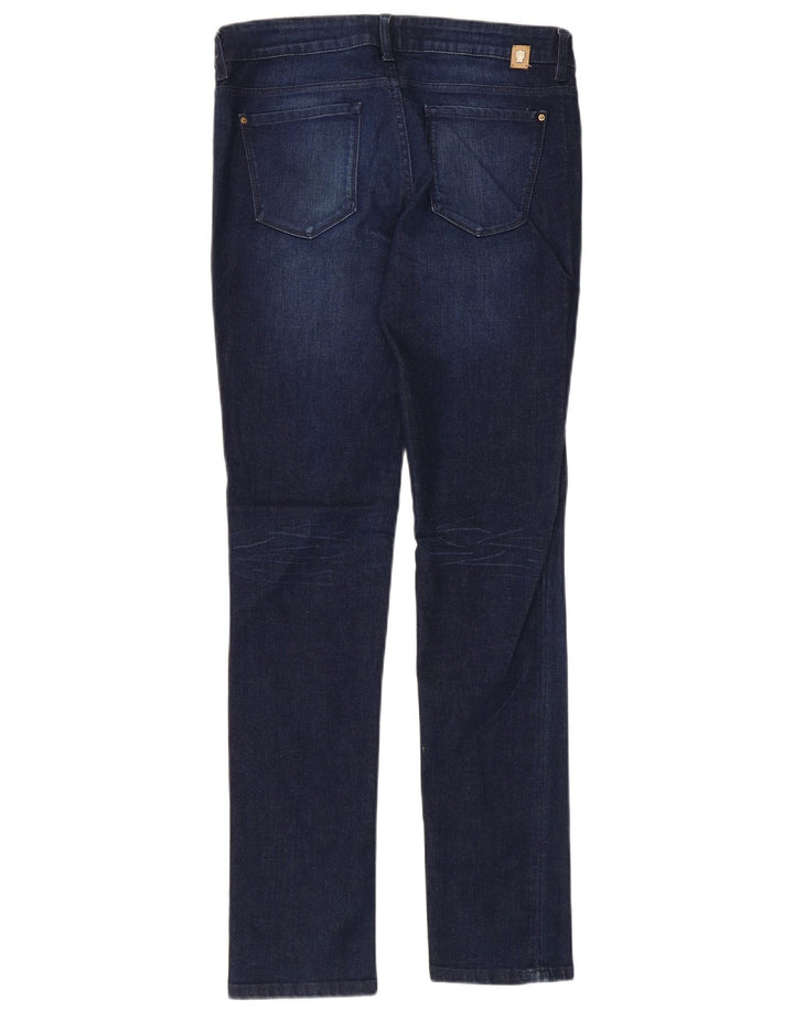 Massimo Dutti Vaqueros Slim Mujer EU 38 Small W28 L32 Azul Marino