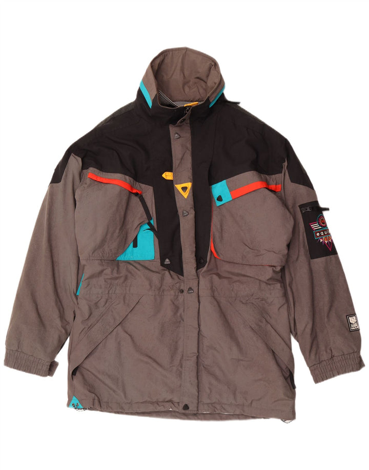 Helly Hansen Chaqueta de esquí gráfica para hombre Reino Unido 38 Gris medio Colorblock