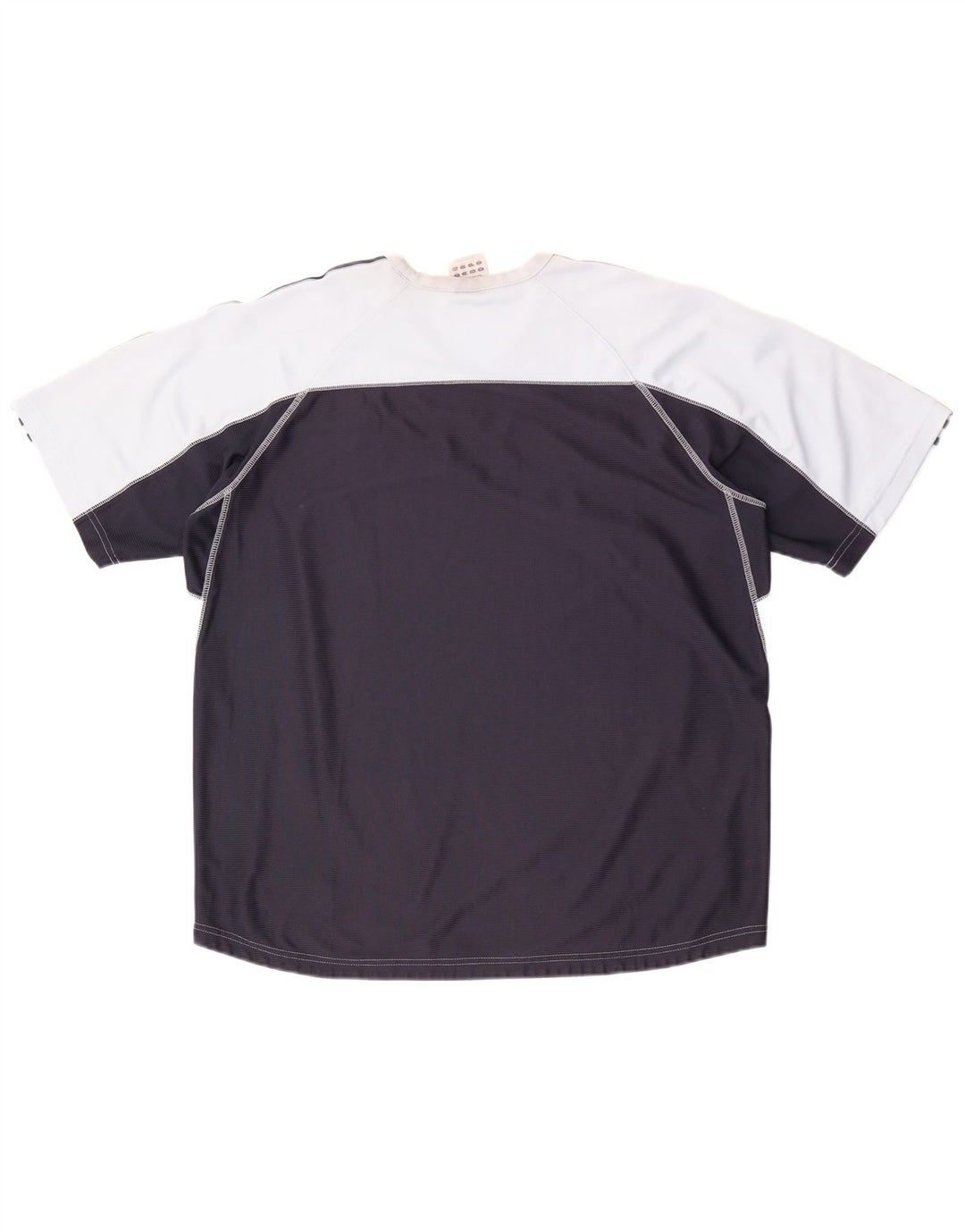 Adidas Hombre Camiseta Top XL Azul Colorblock Poliéster