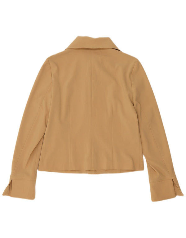 Chaqueta bomber vintage para mujer IT 46 Poliéster beige grande