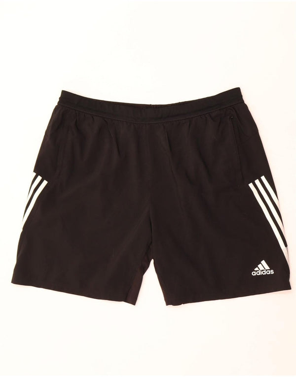 Adidas Pantalones cortos deportivos Aeroready para hombre 2XL Negro