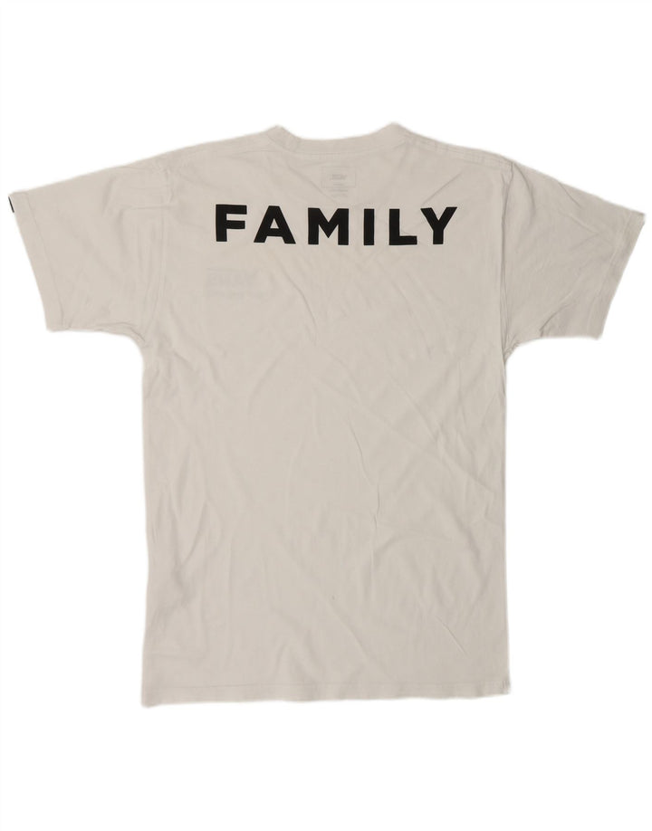 VANS Camiseta gráfica de corte clásico para hombre Top Medium White Cotton