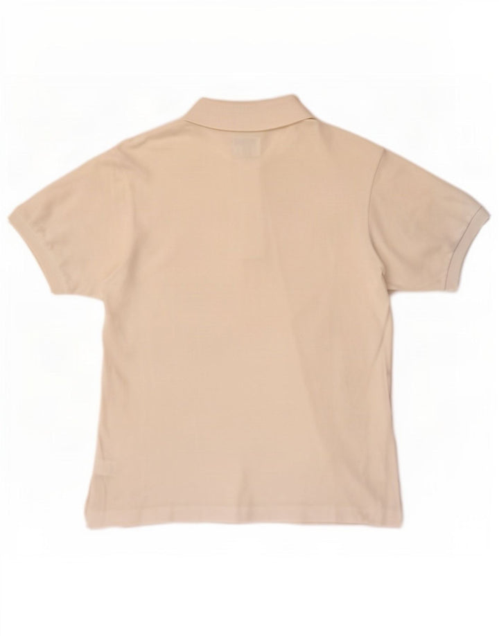 Polo Lacoste para hombre talla 4 mediano algodón blanco