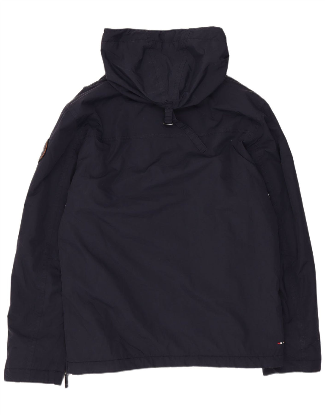 Napapijri Chaqueta anorak con capucha y gráfico para hombre UK 40 Large Poliéster azul marino