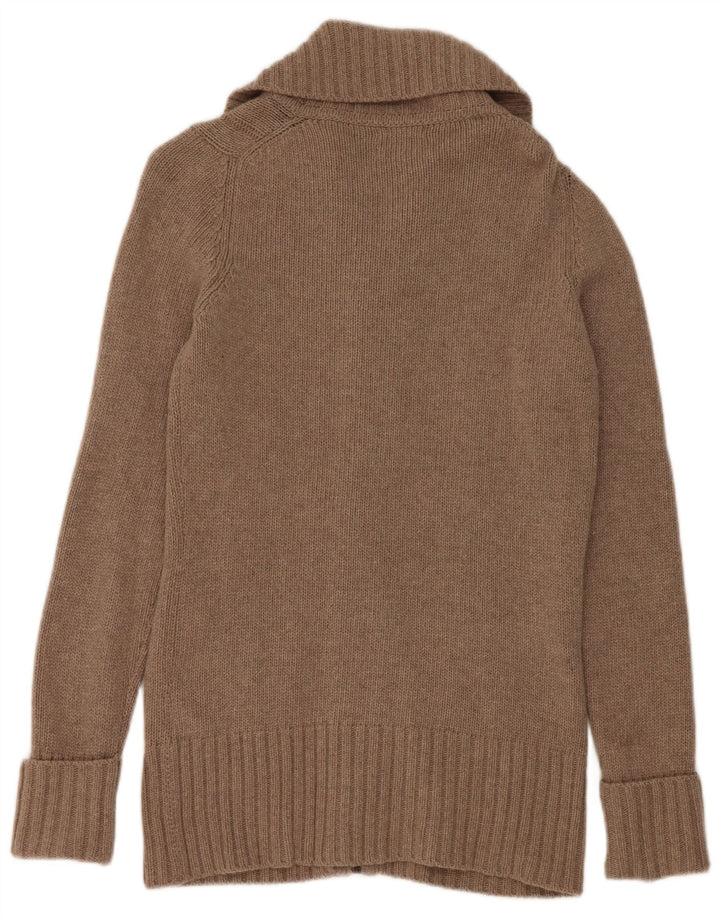 Massimo Dutti Cárdigan Mujer UK 10 Small Gris Lana