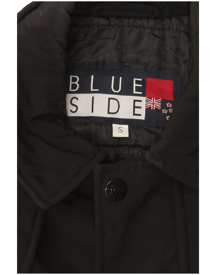 Chaqueta utilitaria de corte holgado para hombre Blue Side UK 36 Small Poliéster negro
