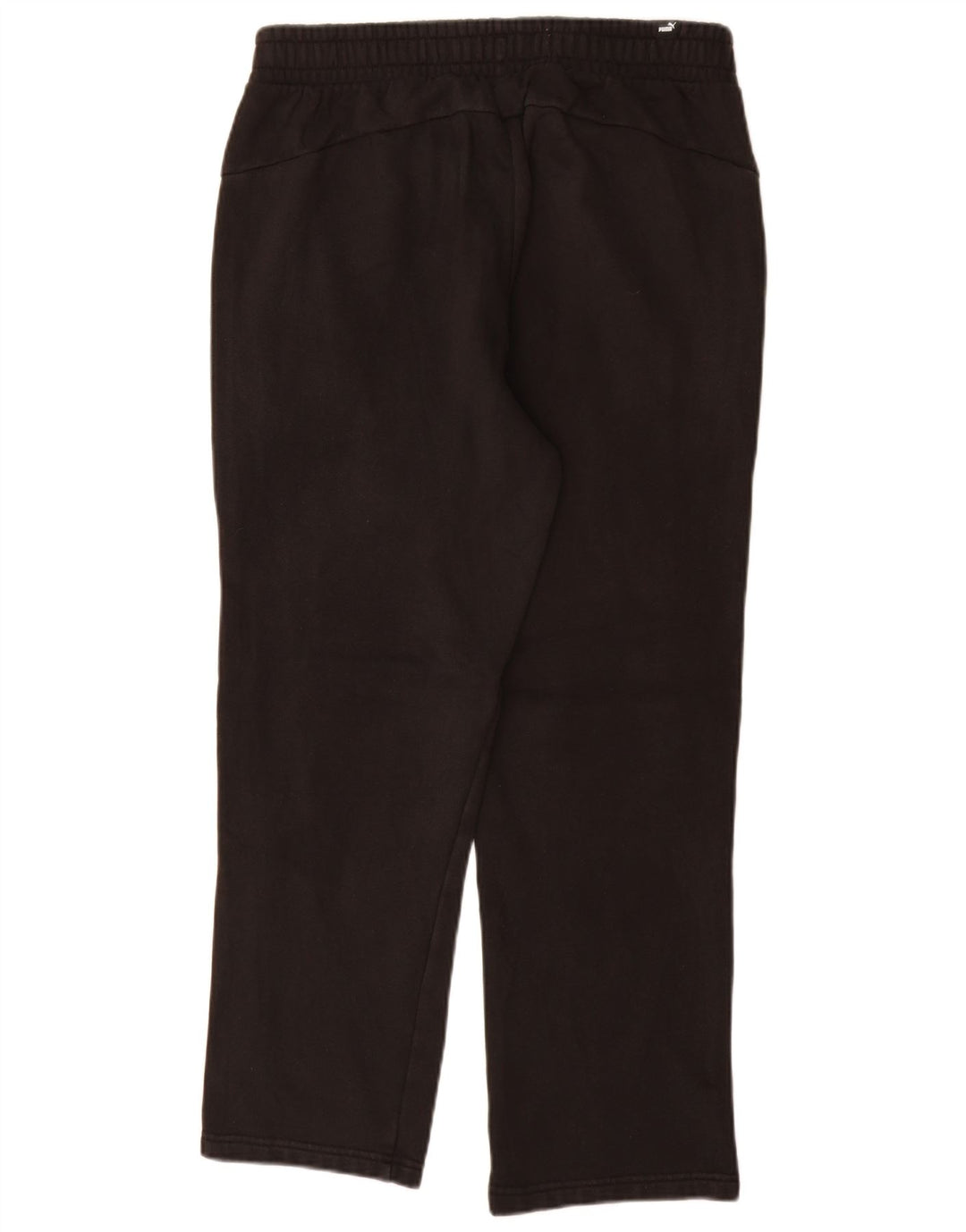 Puma - Pantalón de chándal para hombre, talla grande, algodón negro